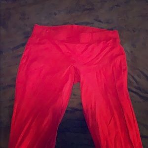 Torrid Red Leggings Size 1